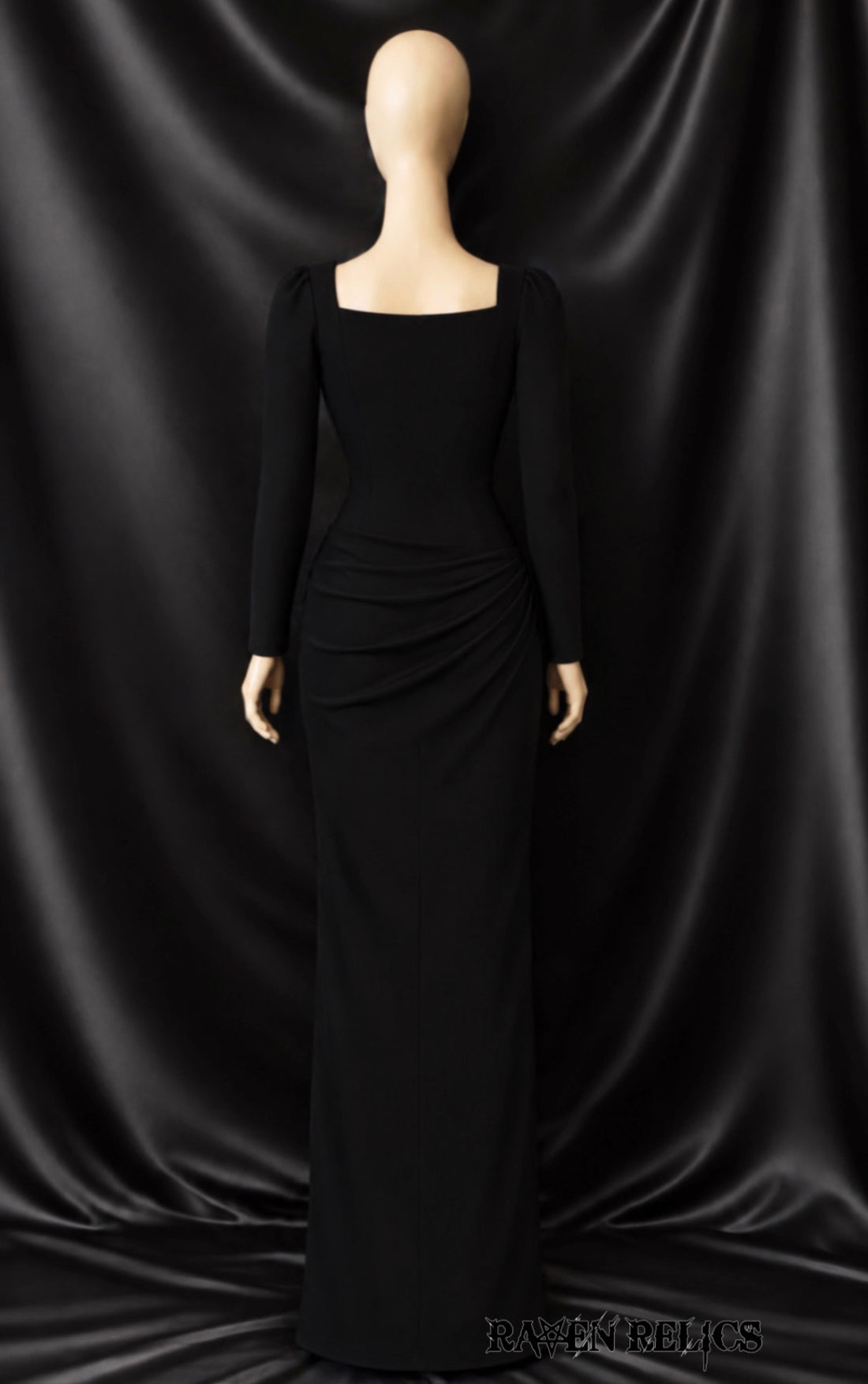 Black Romance | Black Gothic Maxi Dress