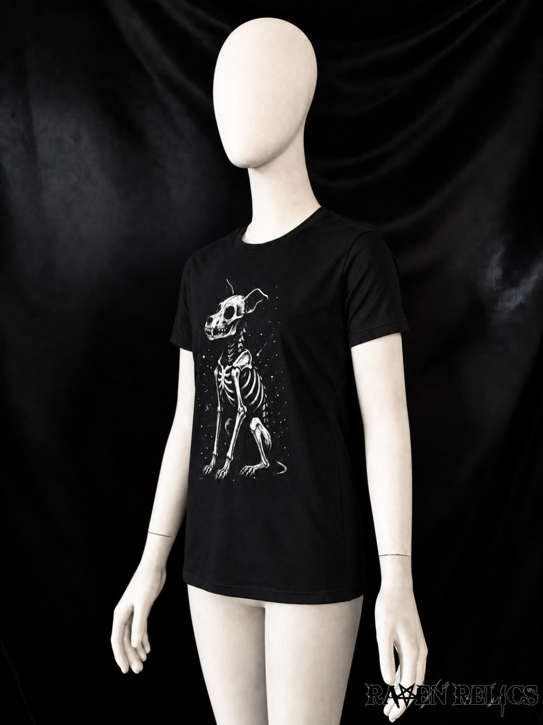 Women's Dog Skeleton T-shirt