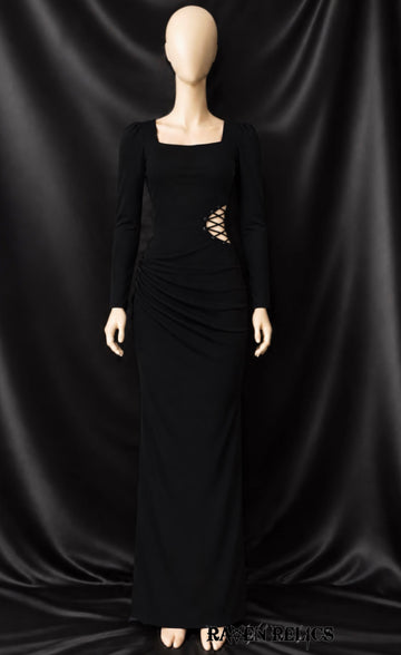 Black Romance | Black Gothic Maxi Dress