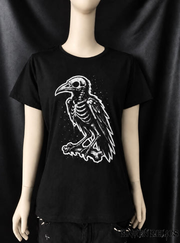 Women's Raven Skeleton T-shirt
