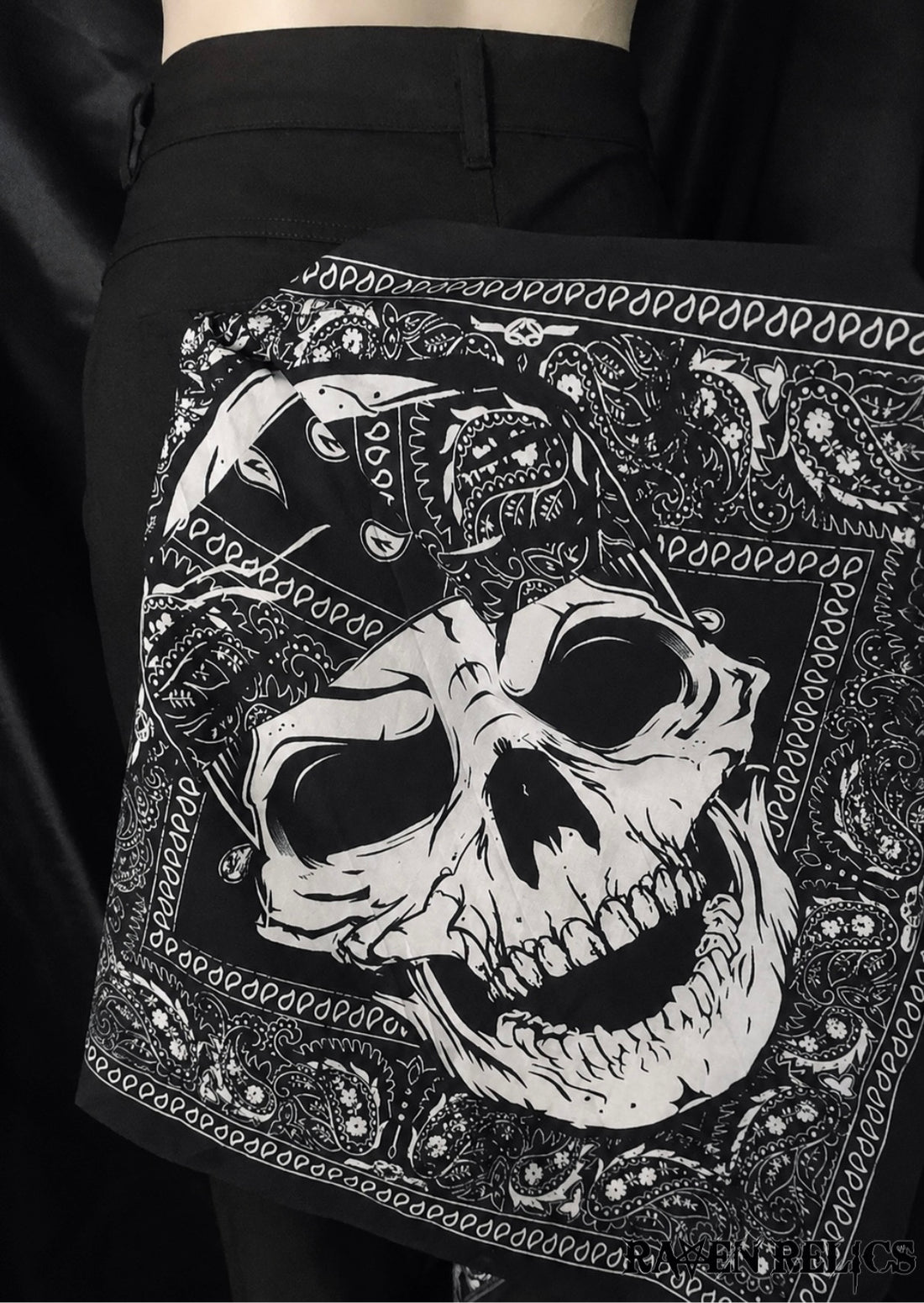 High Waisted Shaping Pants with Bandanas