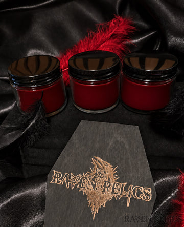 Crimson Veil Mini Soy Candle Set